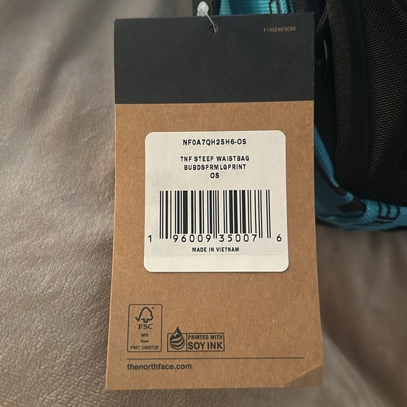 New Supreme x The North Face Steep Tech Teal/Black Waist Bag Fanny Pack FW22 - Picture 3 of 4